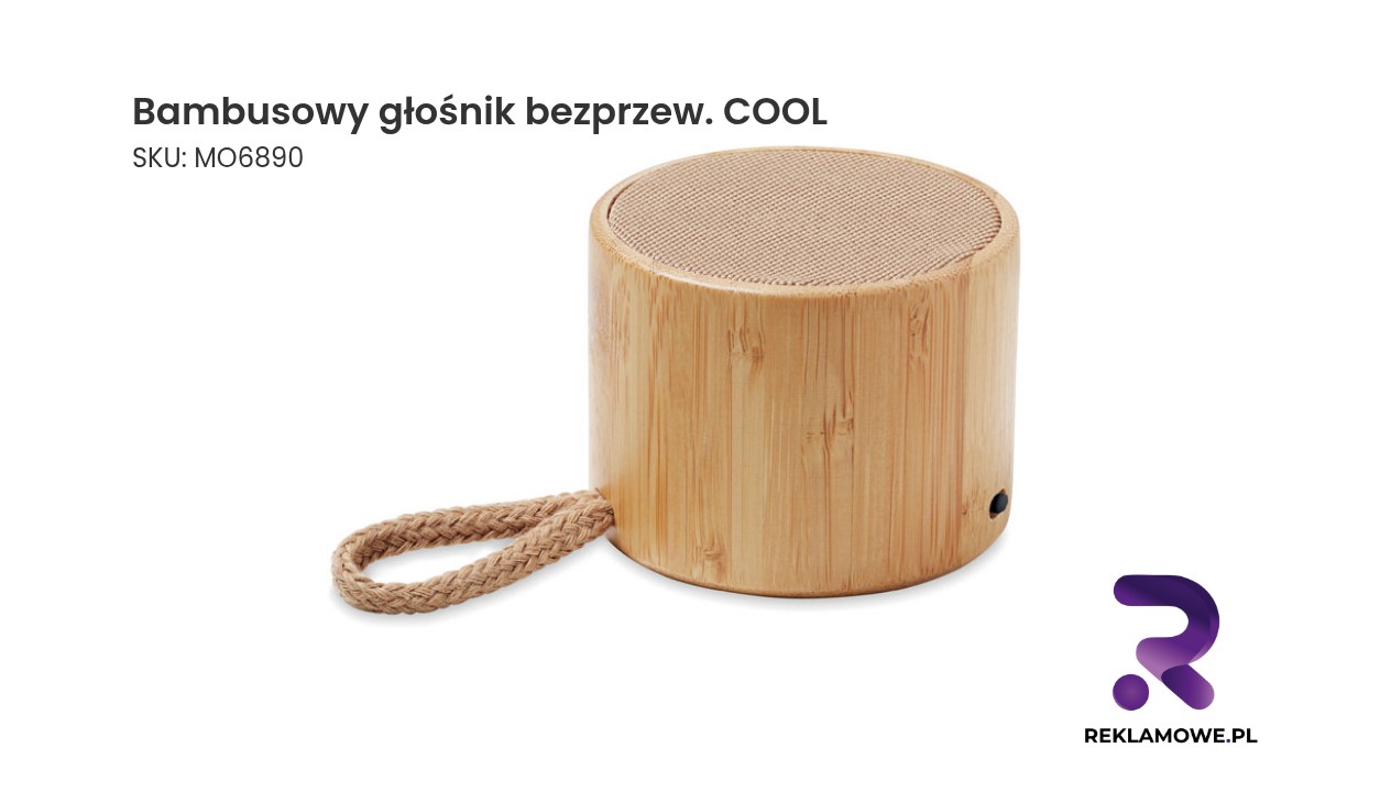 Bambusowy głośnik bezprzewodowy COOL