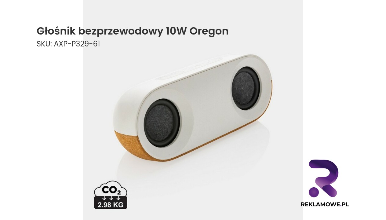 Głośnik bezprzewodowy 10W Oregon Głośnik bezprzewodowy 10W marki Oregon