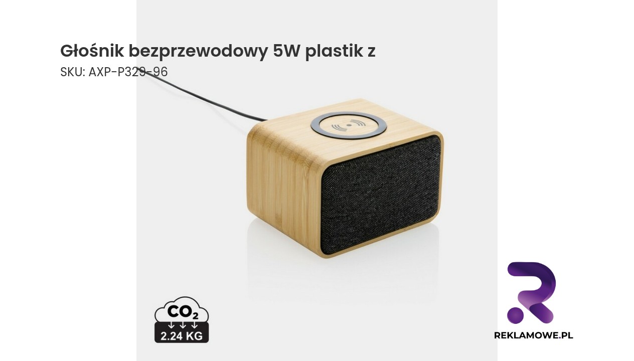 Głośnik bezprzewodowy 5W wykonany z plastiku