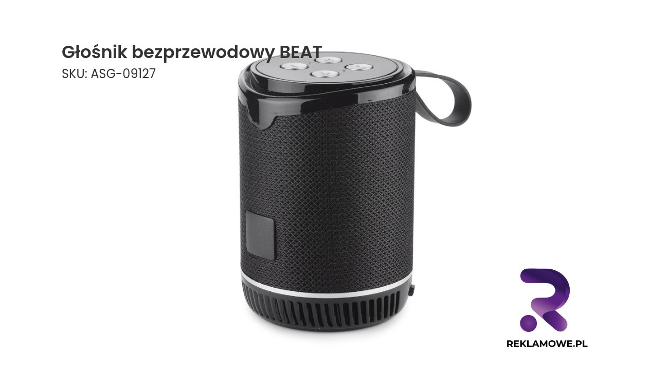 Głośnik bezprzewodowy BEAT w kolorze czarnym