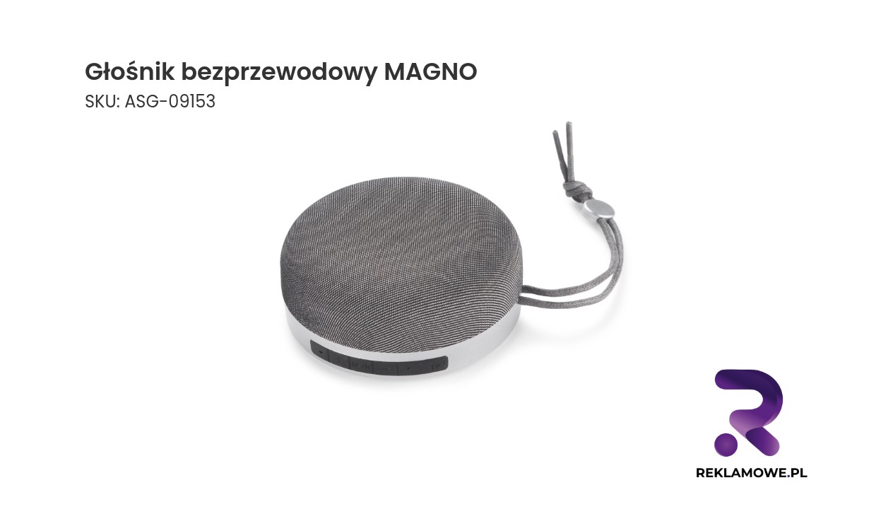 Bezprzewodowy głośnik Magno w kolorze czarnym