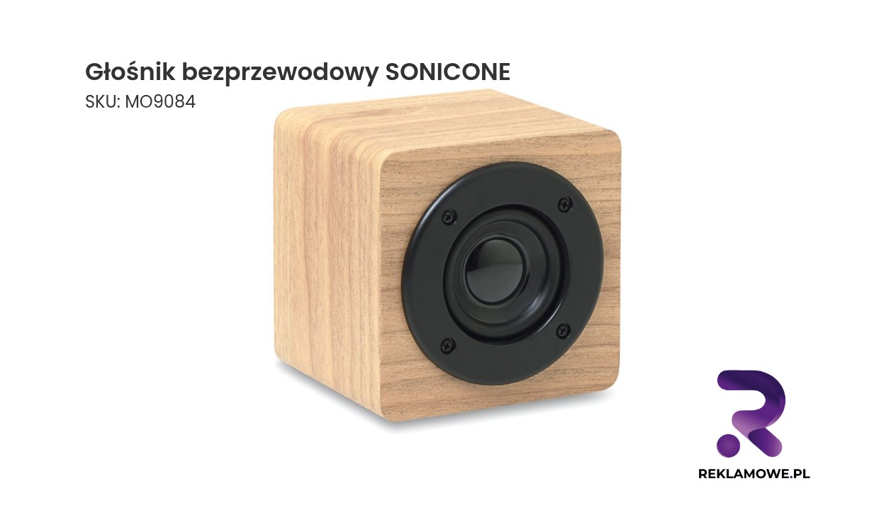 Głośnik bezprzewodowy SONICONE w kolorze czarnym