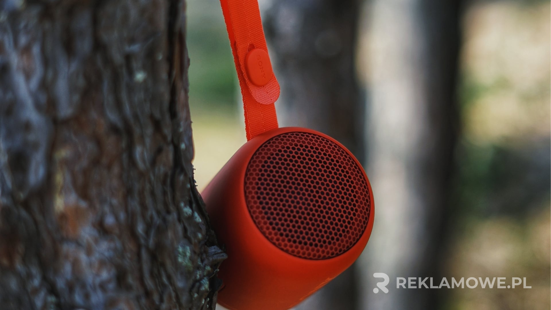 Głośniki reklamowe w użyciu