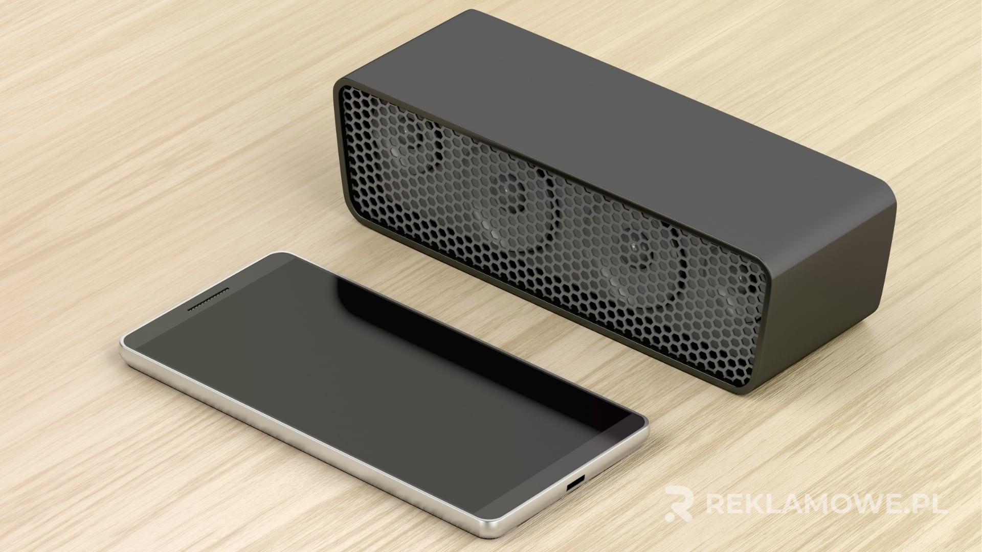 Głośniki reklamowe dla firmy